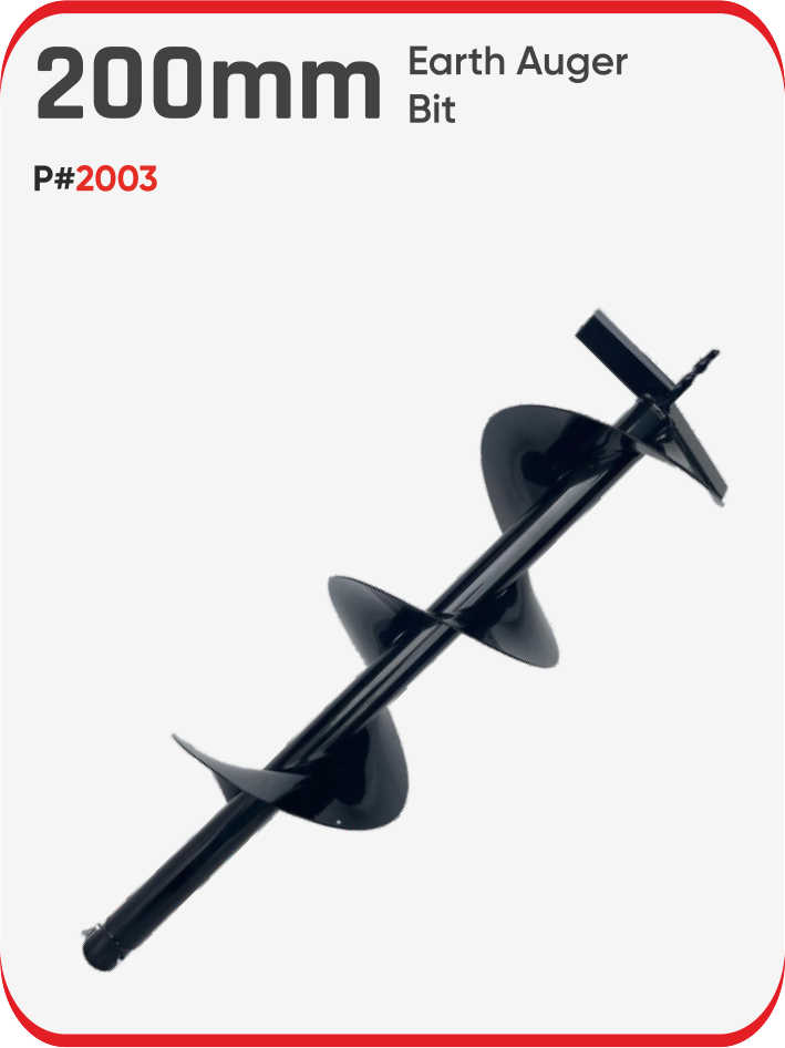 200mm EARTH AUGER BITS