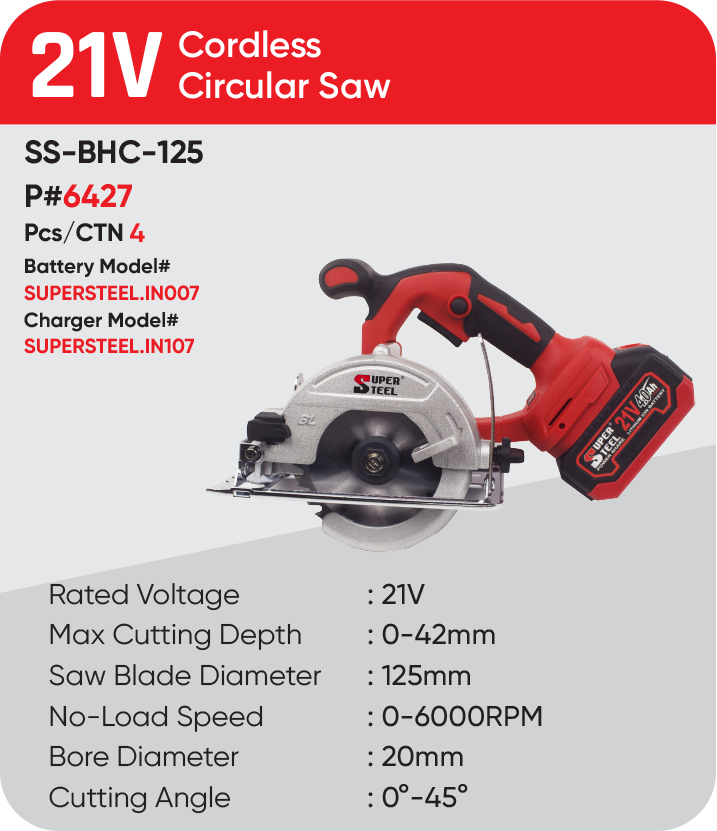 125MM CORDLESS CIRCULAR SAW