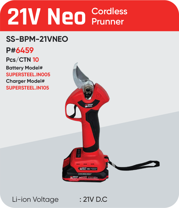21V NEO CORDLESS PRUNNER