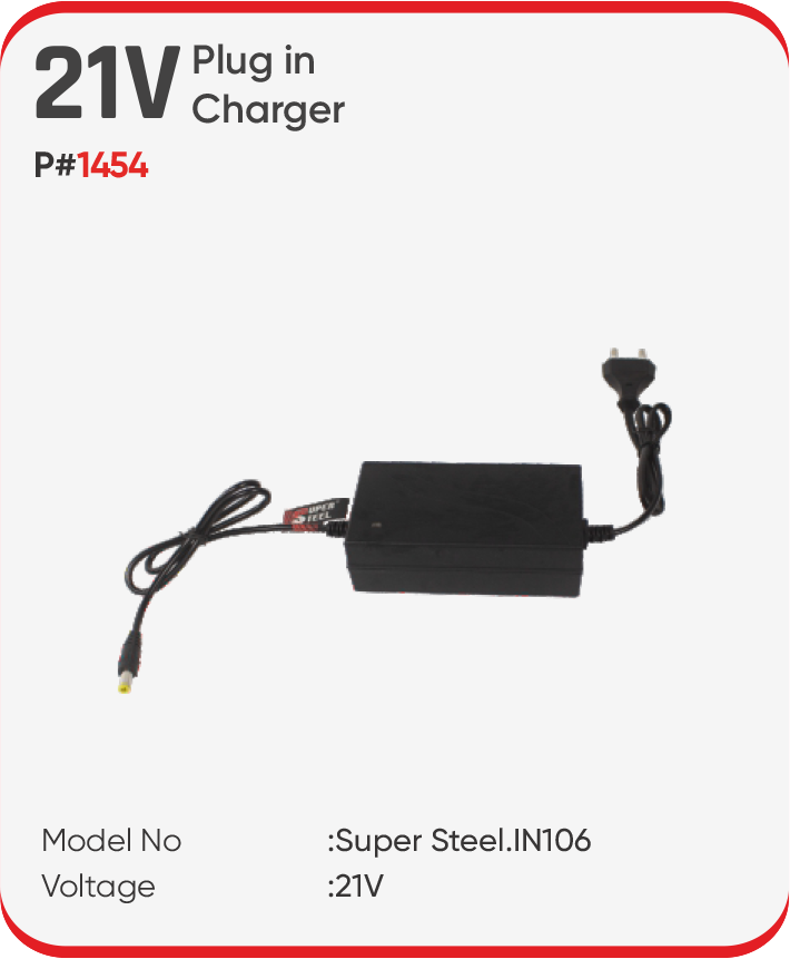 21V PLUG IN CHARGER