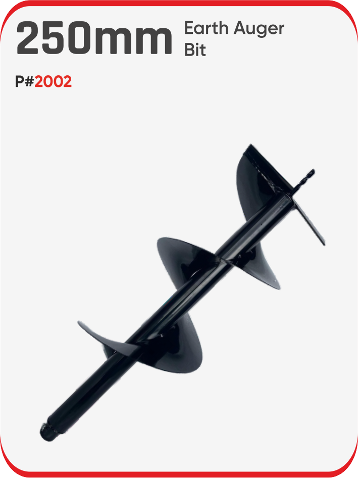 250mm EARTH AUGER BITS