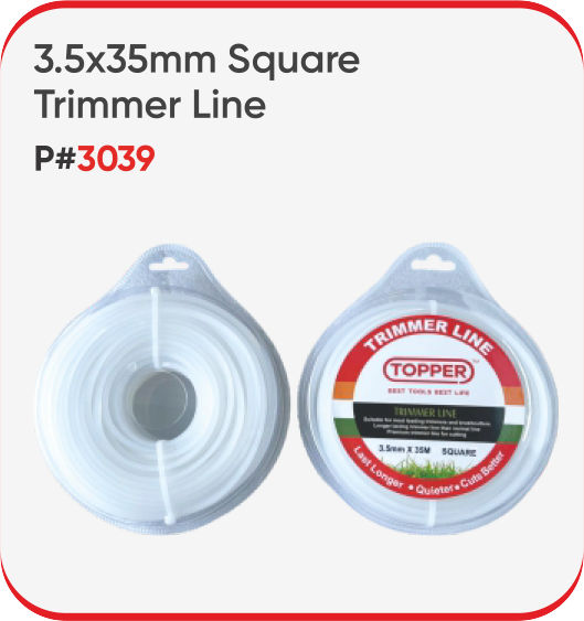 3.5X35MM SQUARE TRIMMER LINE