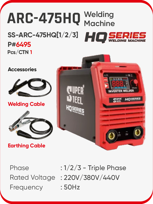 ARC-475HQ WELDING MACHINE