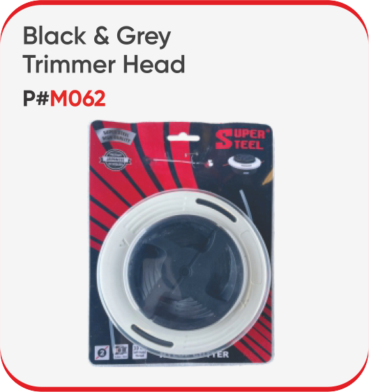 BLACK & GREY TRIMMER HEAD