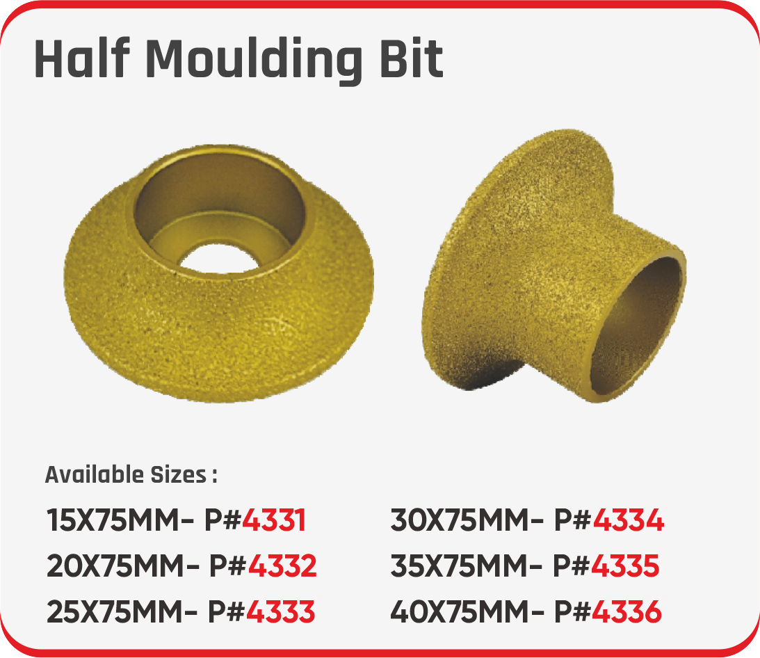 HALF MOULDING BIT