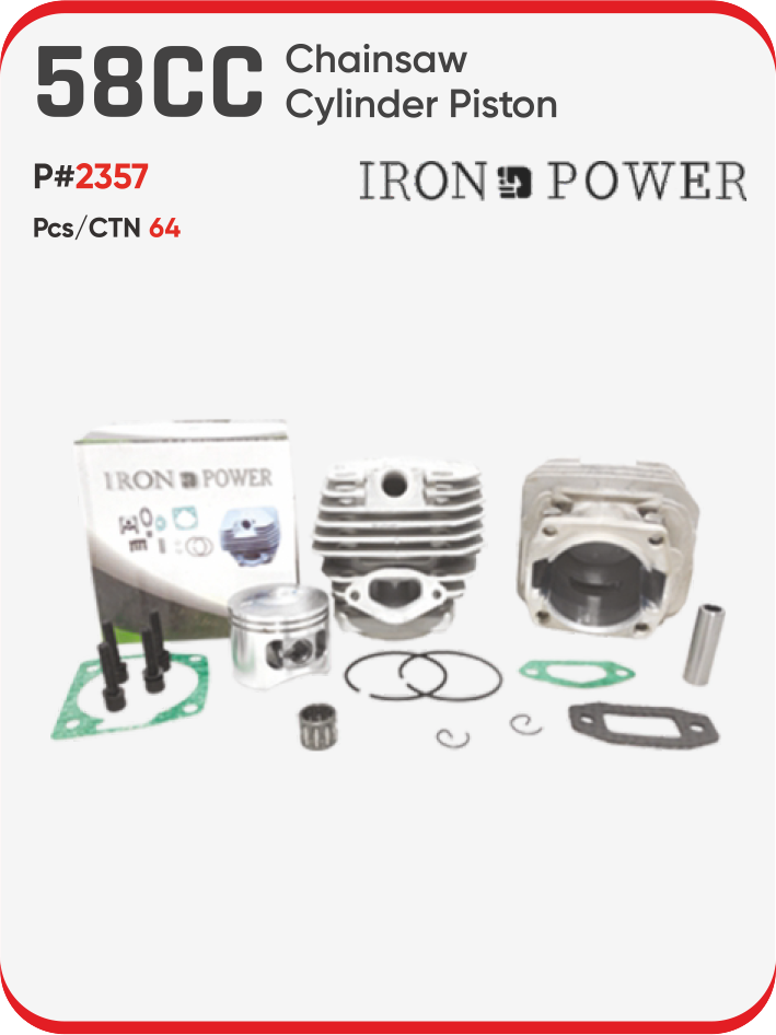 58CC Chainsaw Cylinder Piston