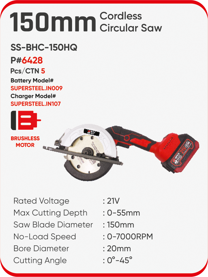 150MM CORDLESS CIRCULAR SAW