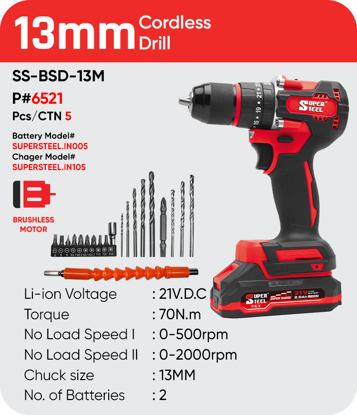 13MM CORDLESS DRILL