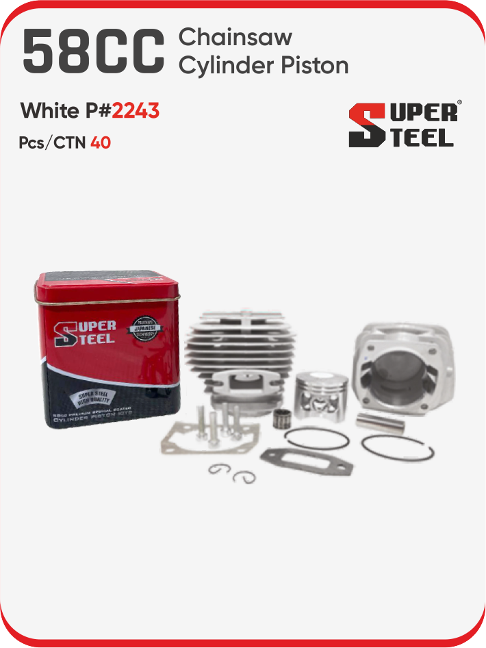 58CC Chainsaw Cylinder Piston