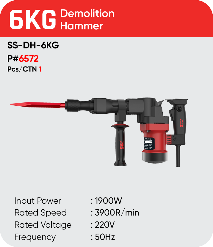 6KG DEMOLITION HAMMER