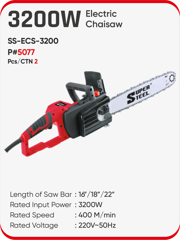 3200W ELECTRIC CHAINSAW