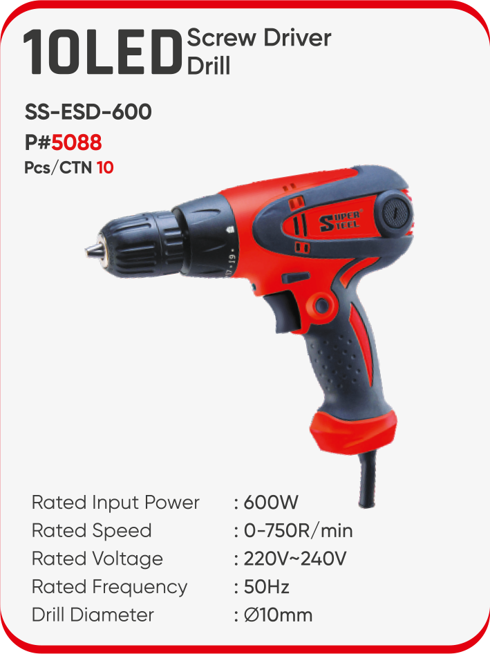 10LED SCREW DRIVER DRILL