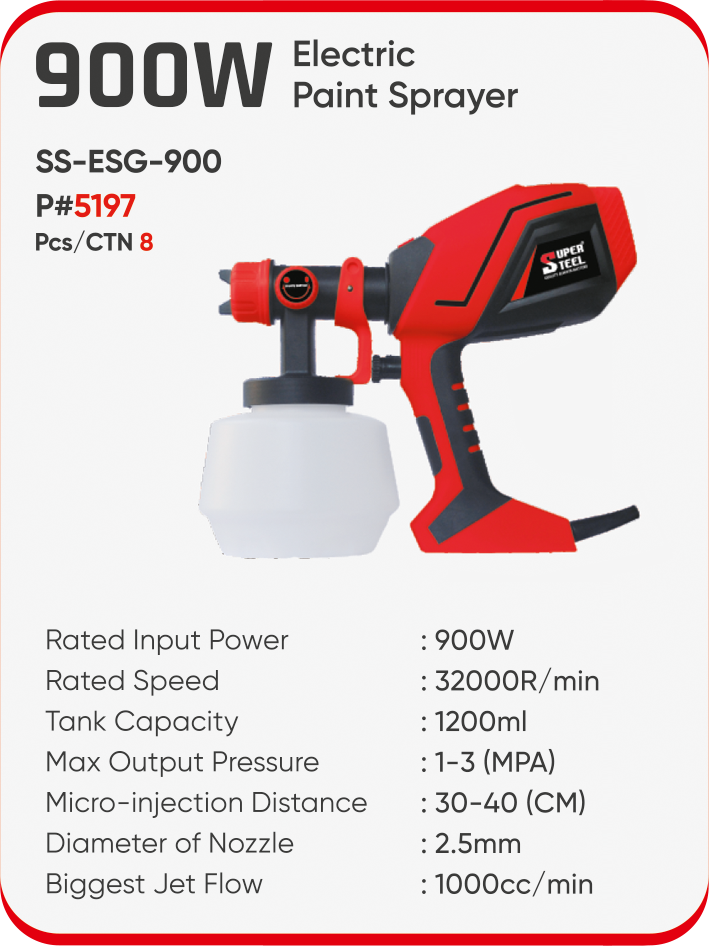 900W ELECTRIC PAINT SPRAYER