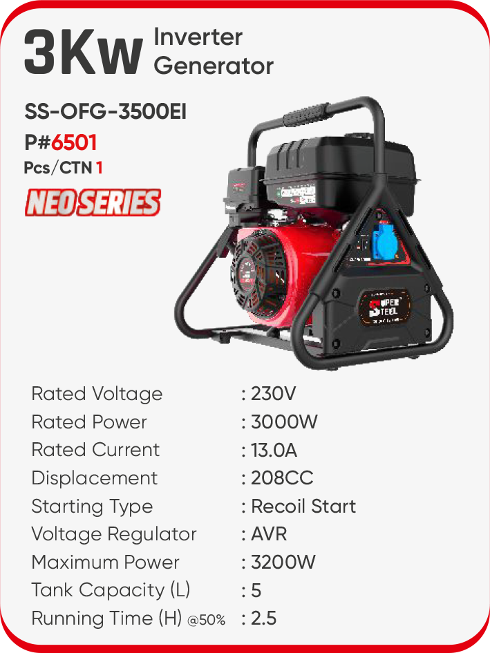 3Kw INVERTER GENERATOR