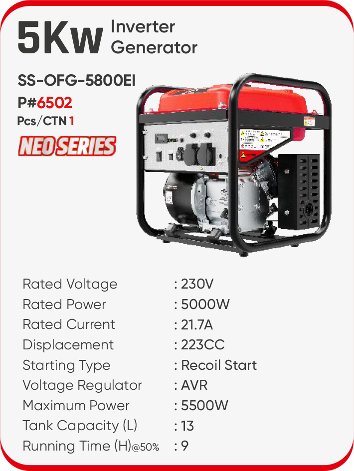 5Kw INVERTER GENERATOR