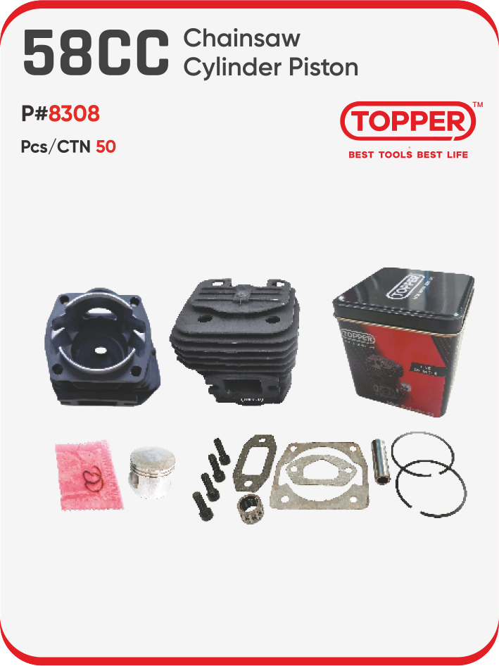 58CC Chainsaw Cylinder Piston