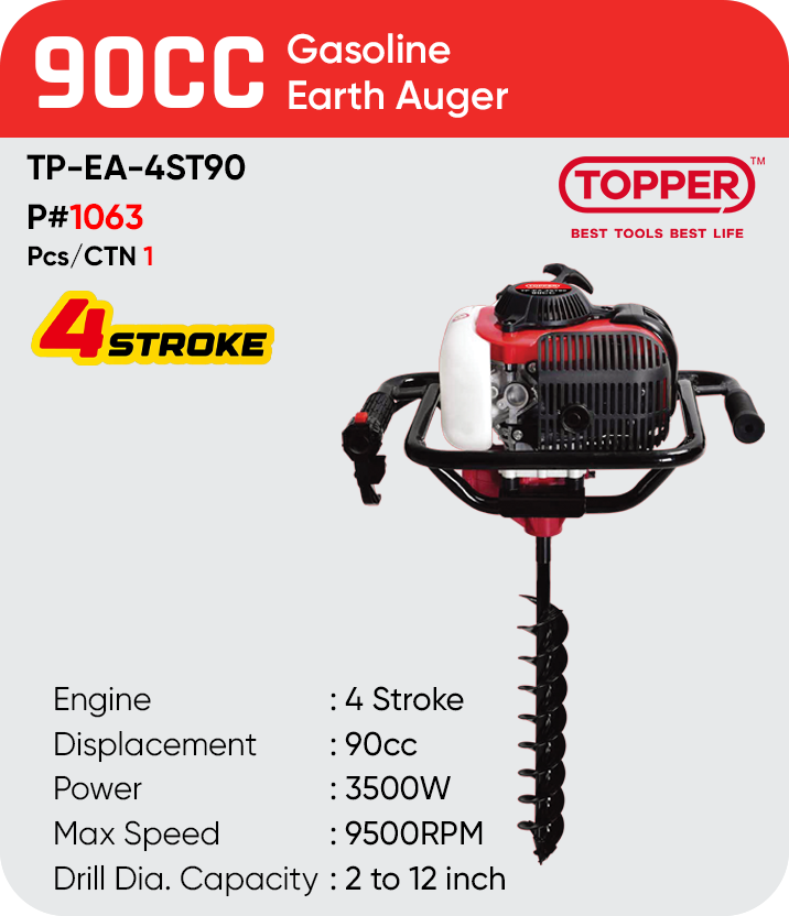 90CC EARTH AUGER