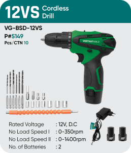 12VS CORDLESS DRILL