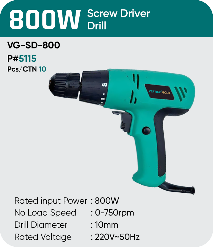 900W SCREW DRIVER DRILL