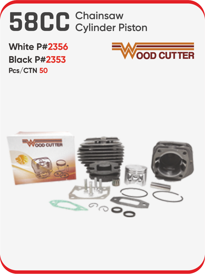 58CC Chainsaw Cylinder Piston