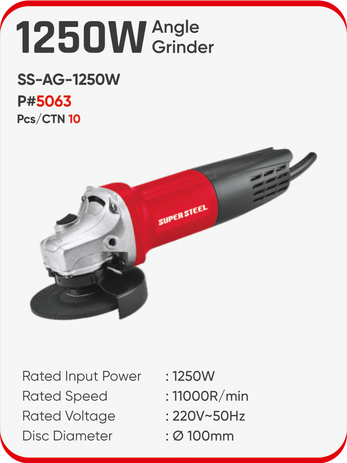 1250W ANGLE GRINDER