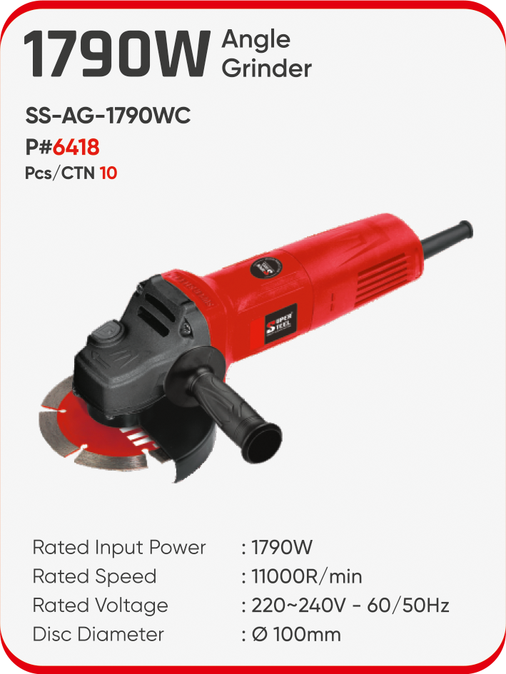 1790W ANGLE GRINDER