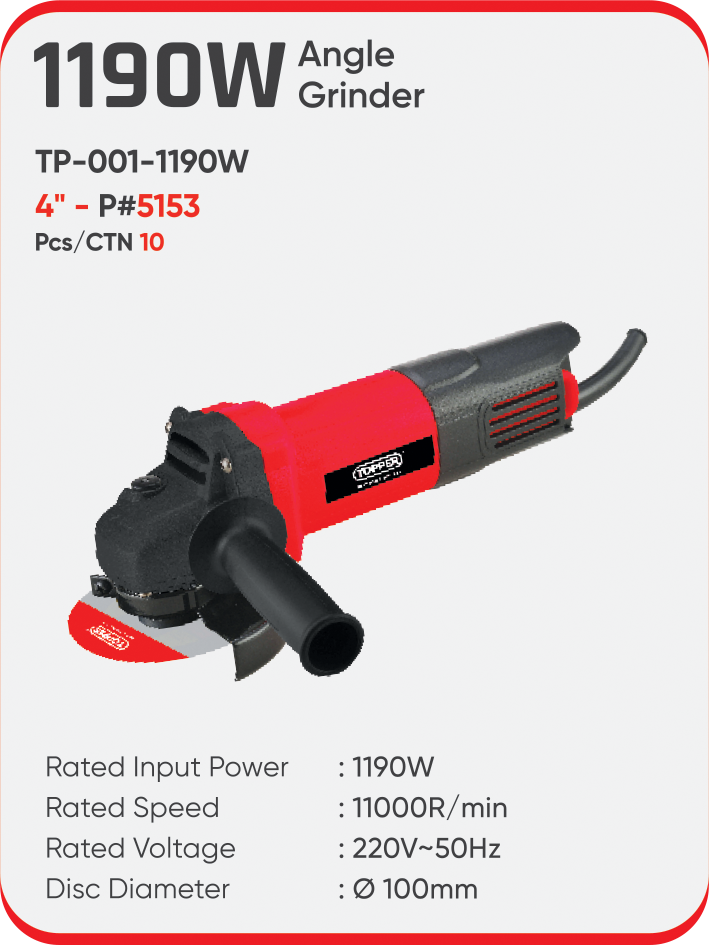 1190W ANGLE GRINDER
