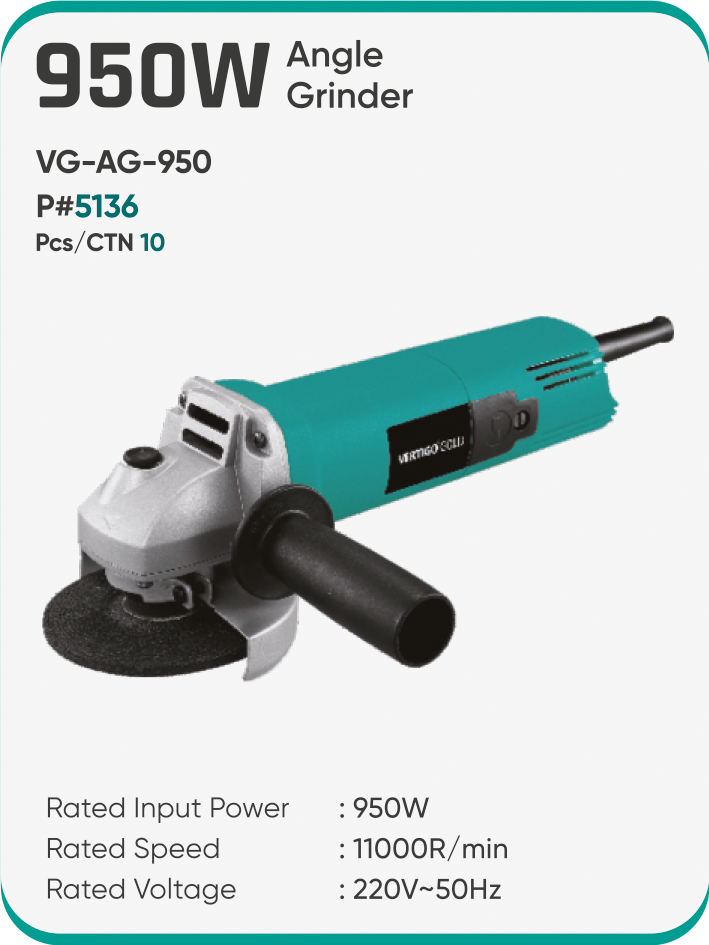 950W ANGLE GRINDER