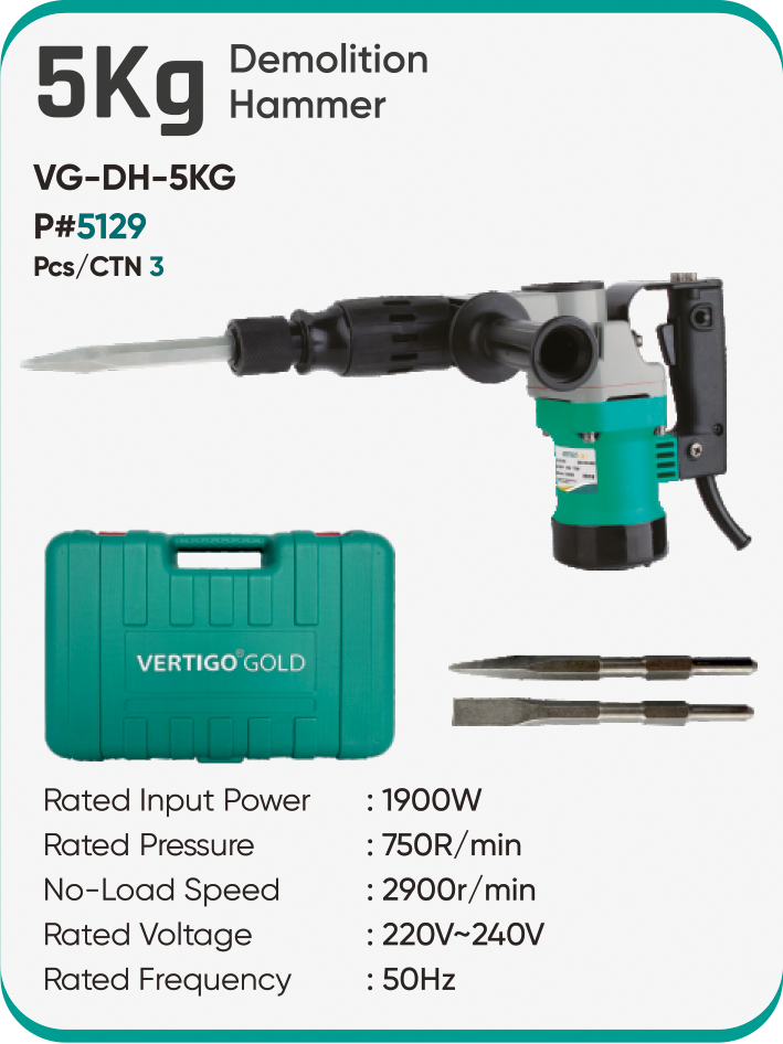 5KG DEMOLITION HAMMER