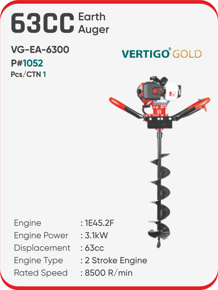 63CC EARTH AUGER