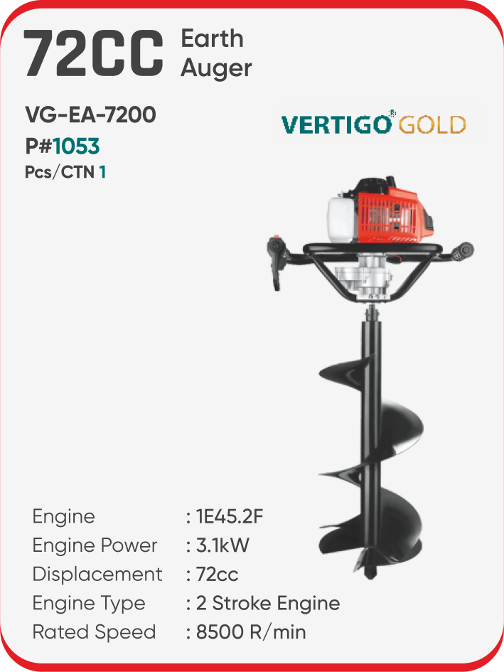 72CC EARTH AUGER