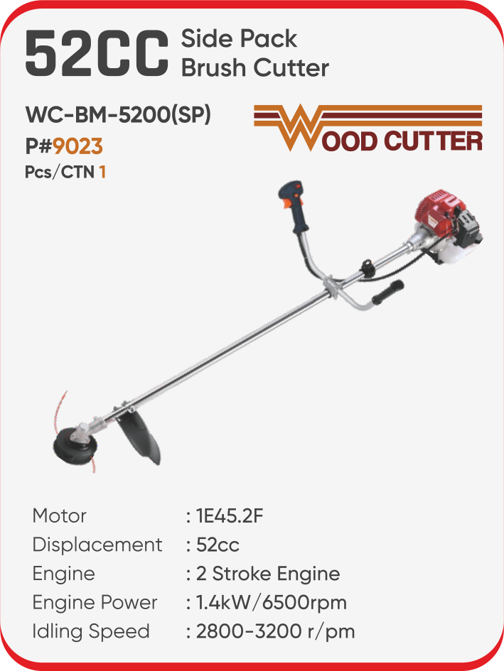 52CC SIDE PACK BRUSH CUTTER